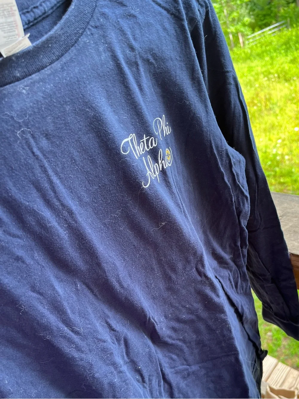 Theta Phi Alpha Kids' Long Sleeve Shirt - Navy